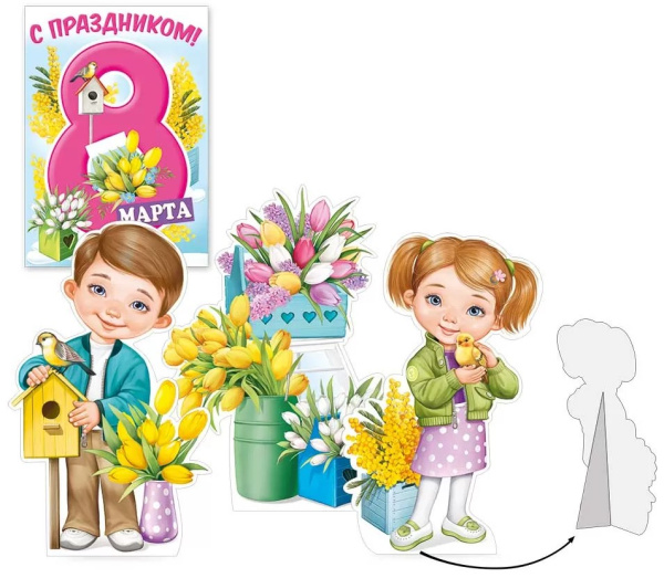 Фигурки настольные '8 Марта', 8187900